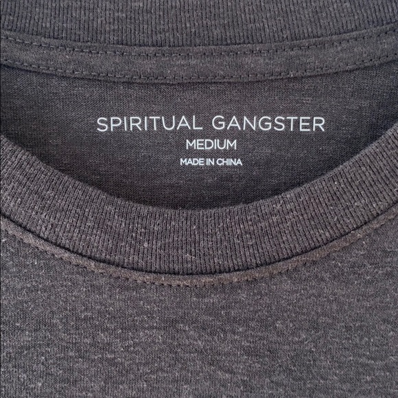 NWT! 💗 SPIRITUAL GANGSTER Peace Crop Tank (SzM&L) - Picture 5 of 7